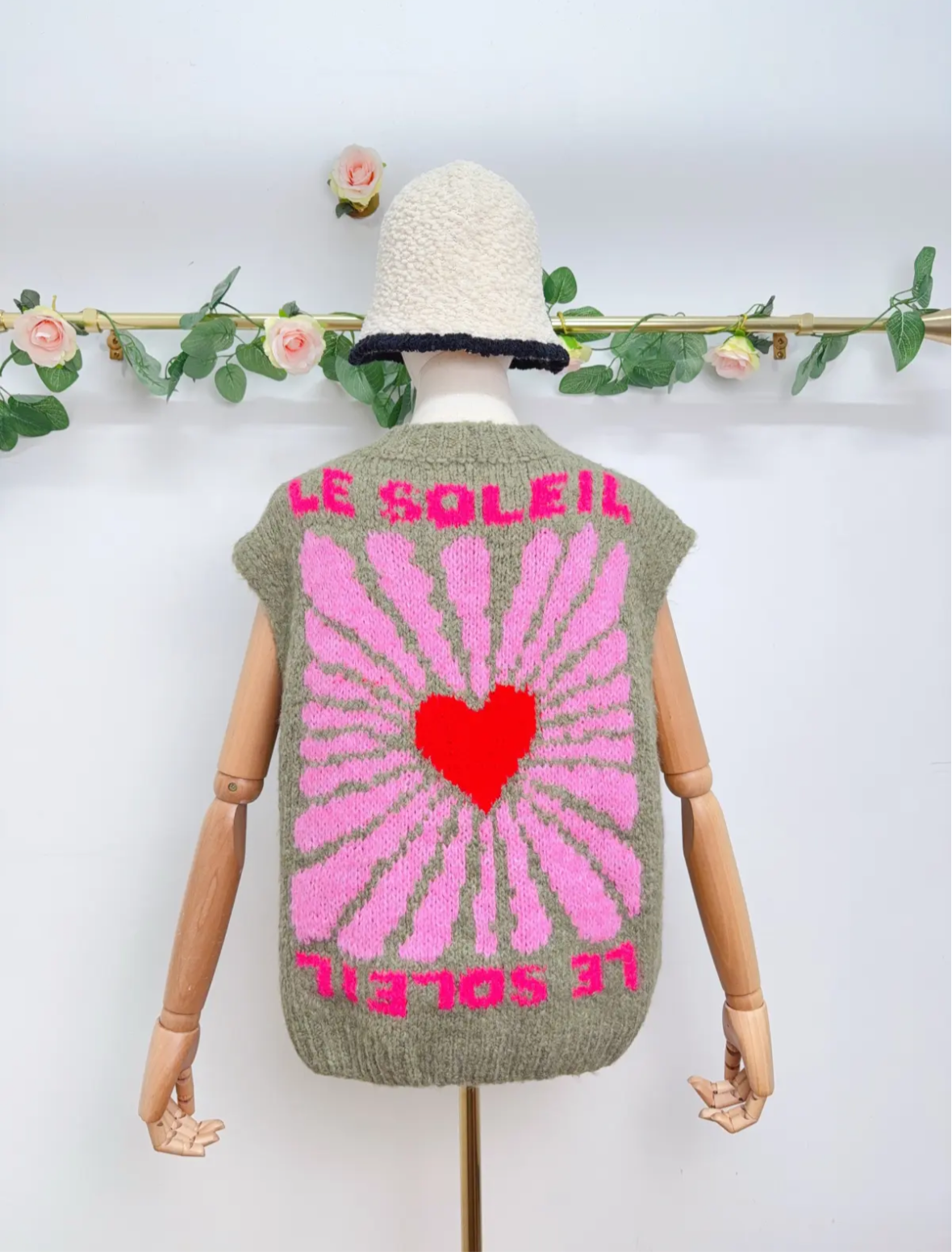 Kurzarm Herz Le Soleil Weste