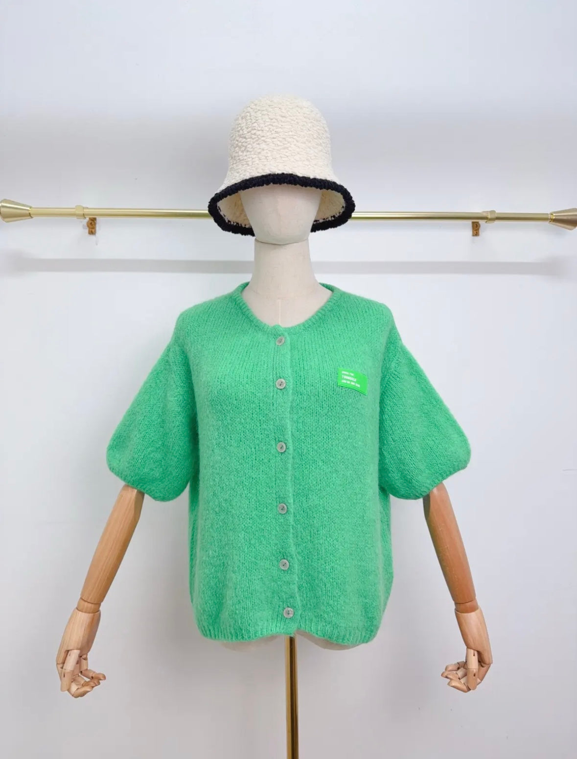 Kurzarm Cardigan Kid Mohair