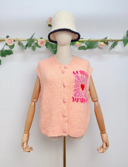 Kurzarm Herz Le Soleil Weste