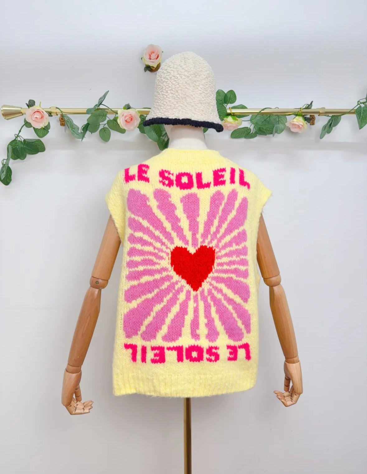 Kurzarm Herz Le Soleil Weste