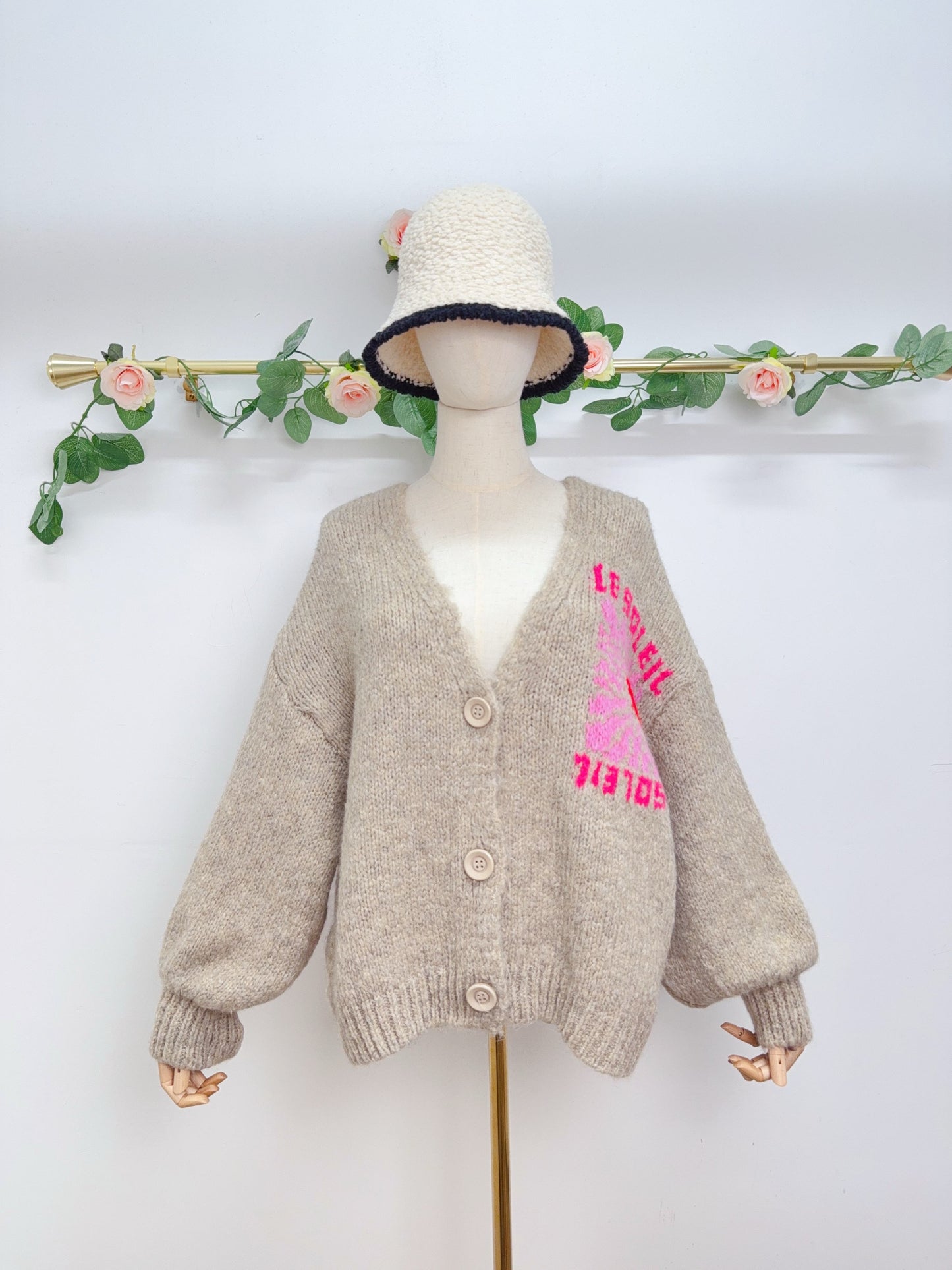 Le Soleil Strick Cardigan