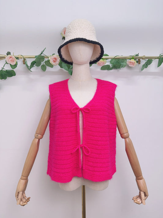 Mohair Weste Cardigan