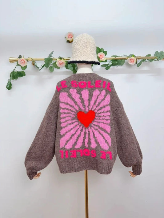 Le Soleil Strick Cardigan