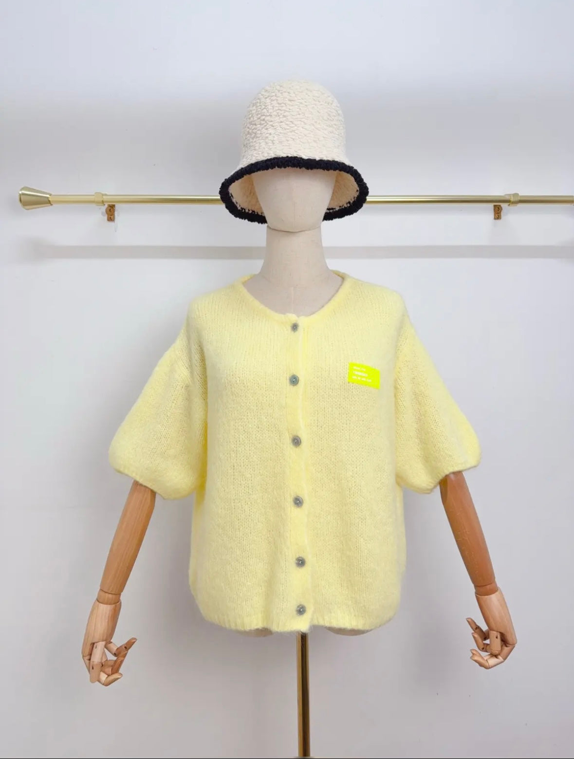 Kurzarm Cardigan Kid Mohair