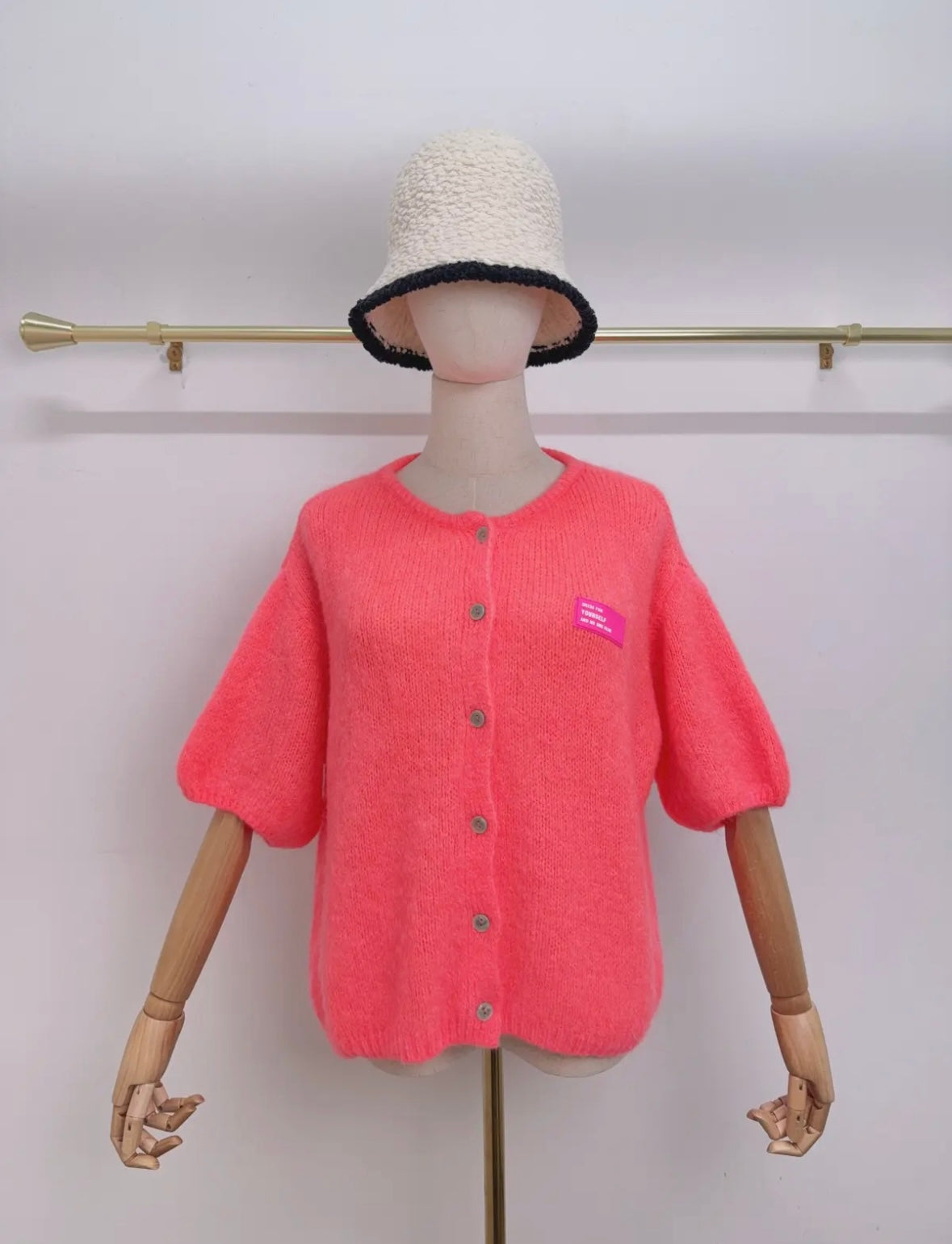 Kurzarm Cardigan Kid Mohair