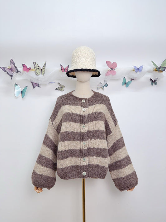 Streifen Cardigan