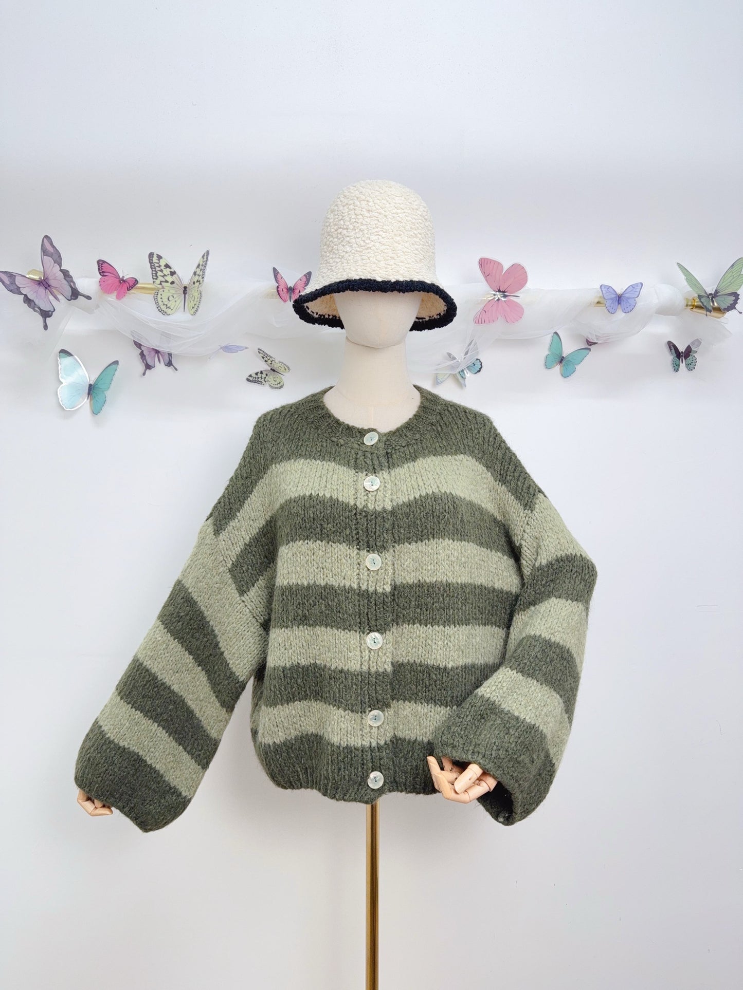 Streifen Cardigan