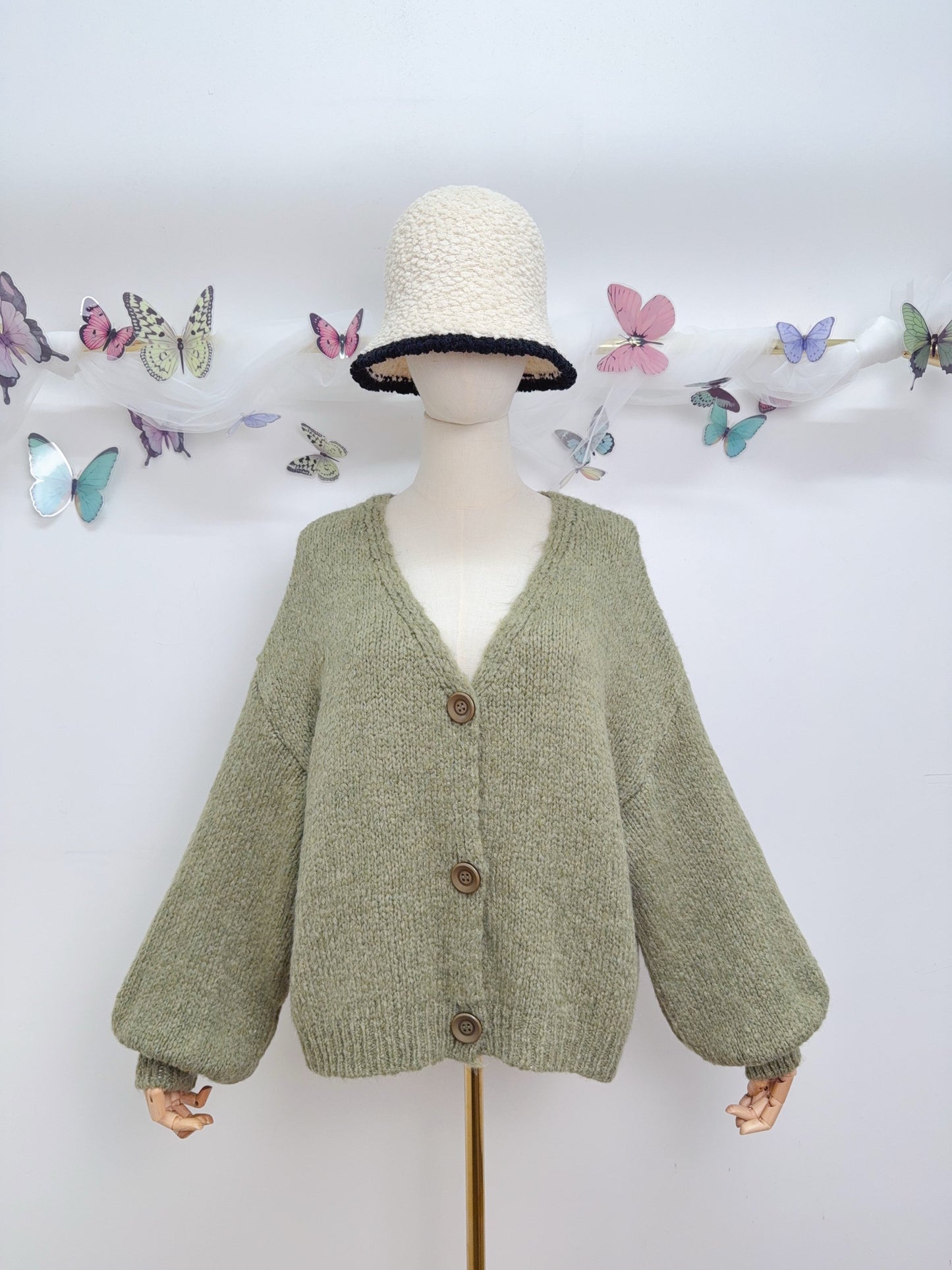 Smiley Strick Cardigan