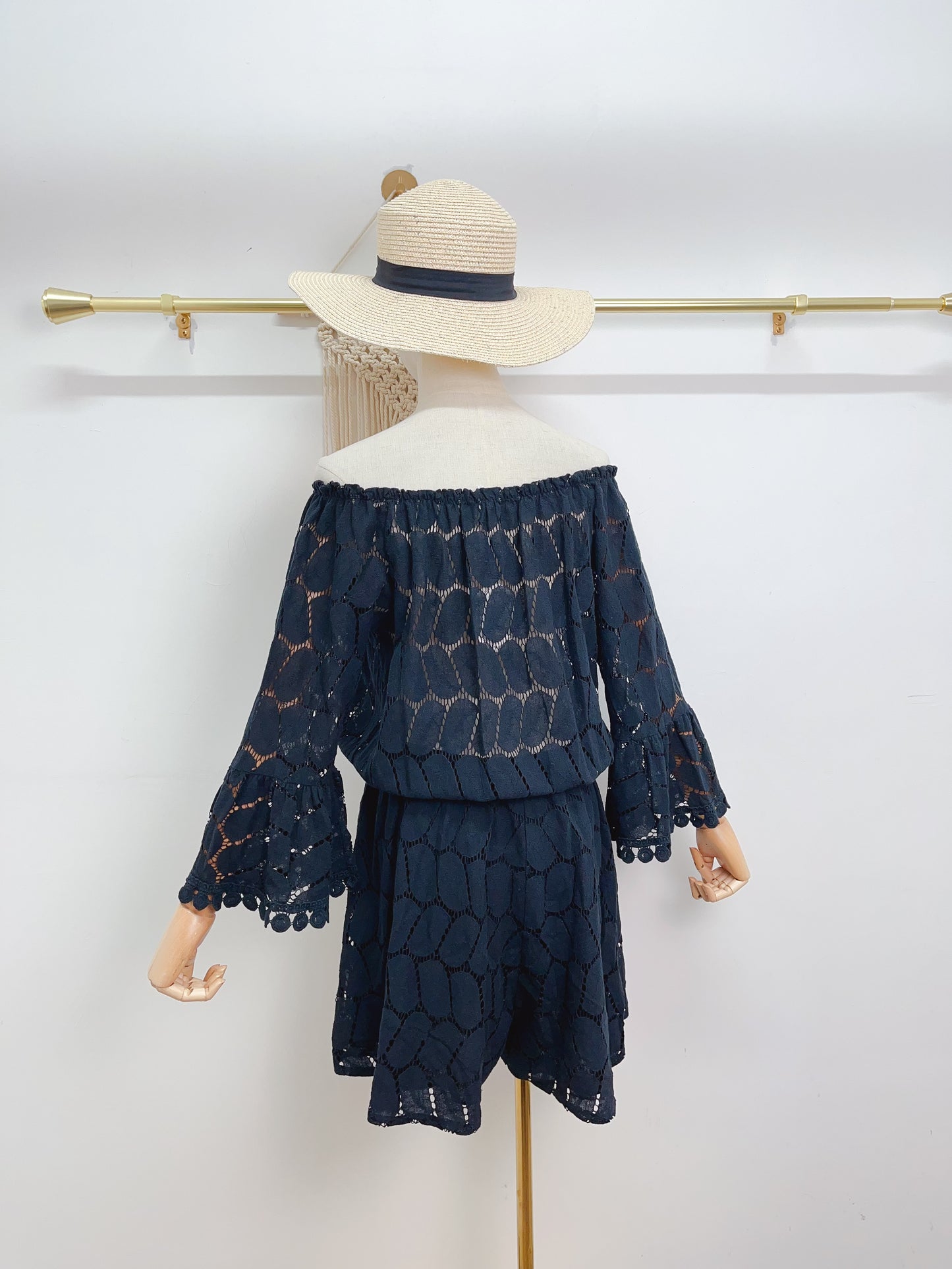 Kurzer Jumpsuit Baumwolle