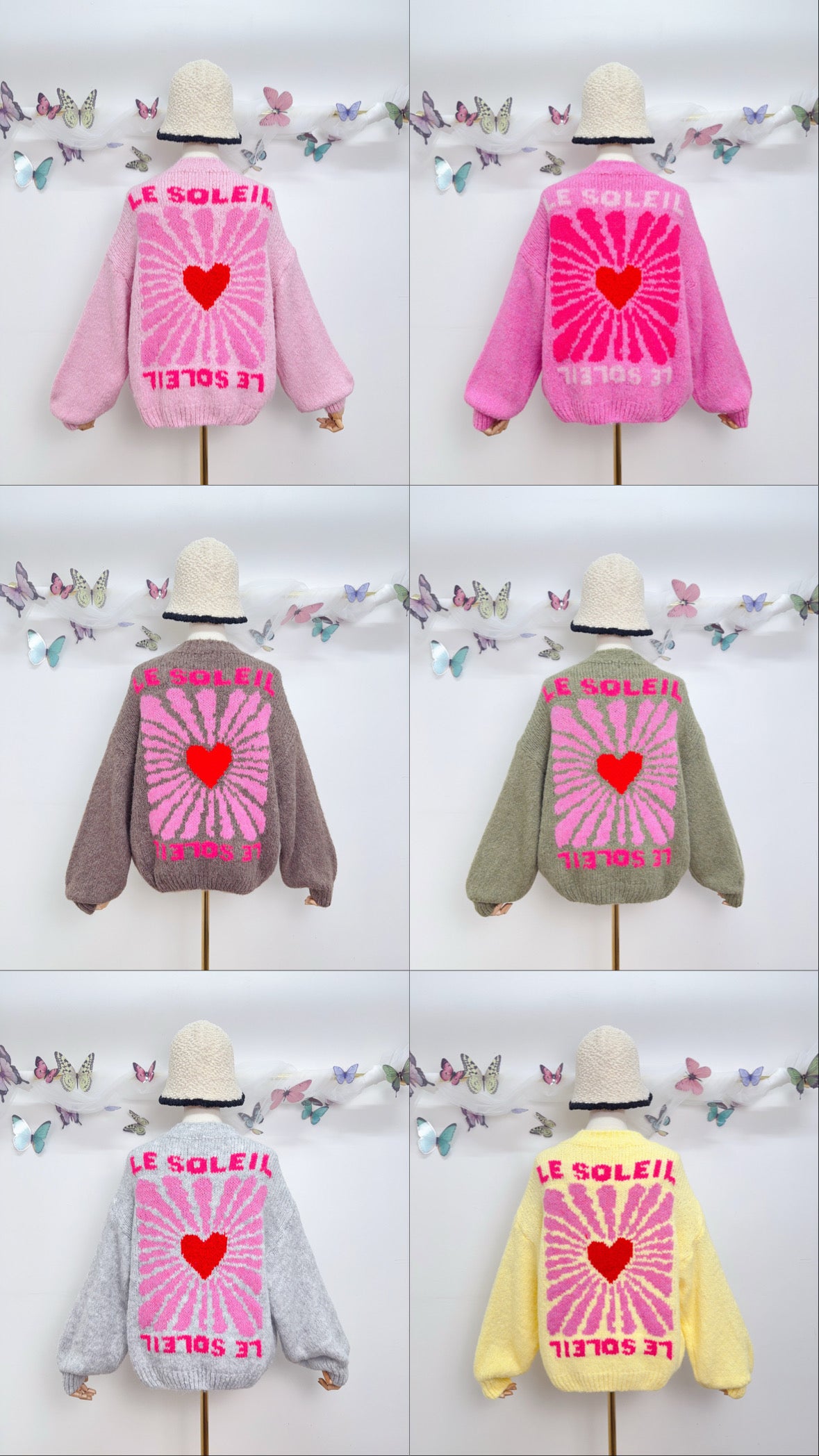 Le Soleil Strick Pullover