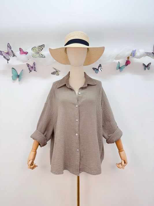 Musselin Bluse Soleil mon Amour