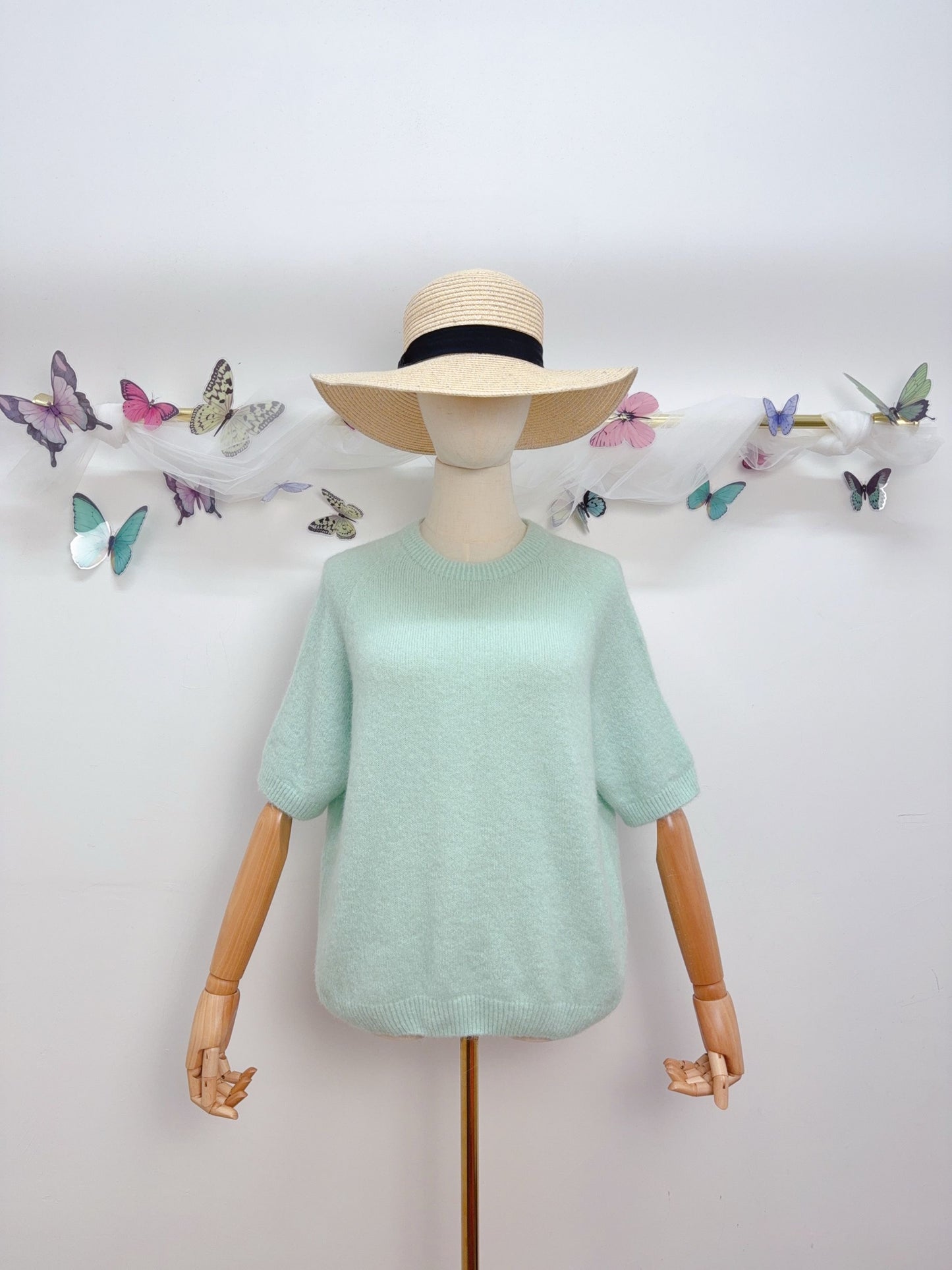 Kurzarm Pullover Baby Alpaka