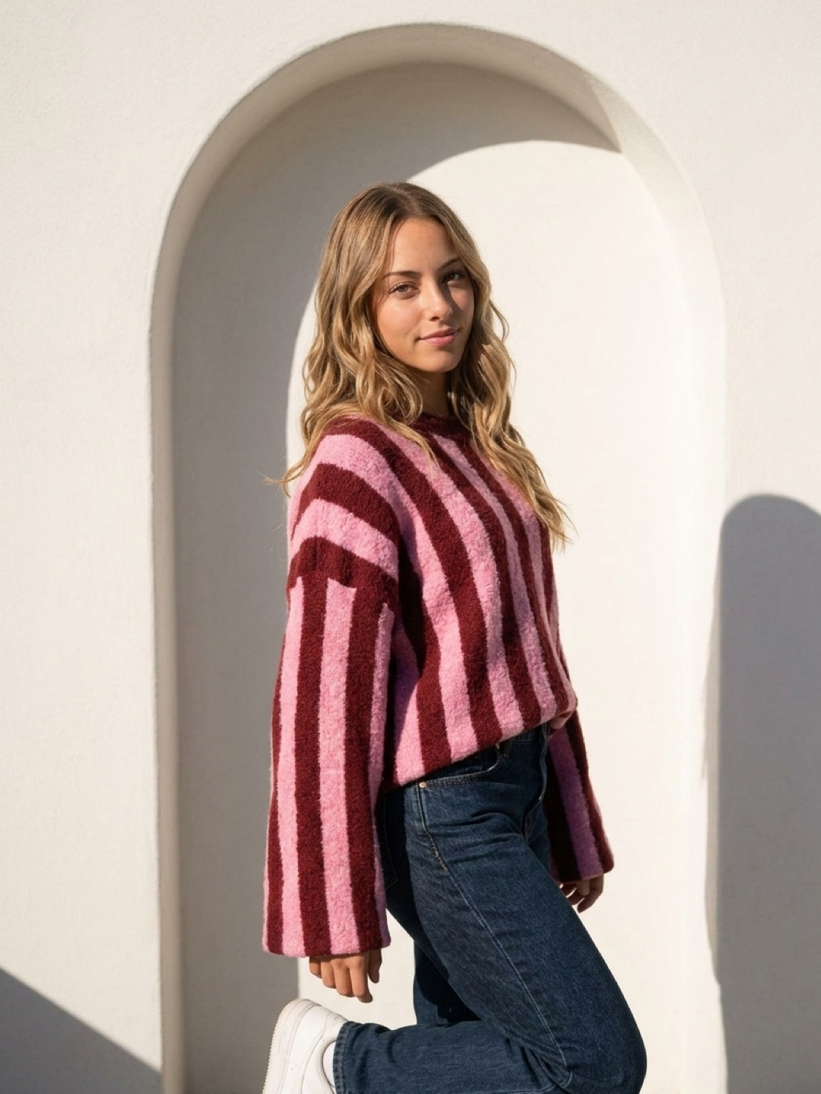 Streifen Pullover