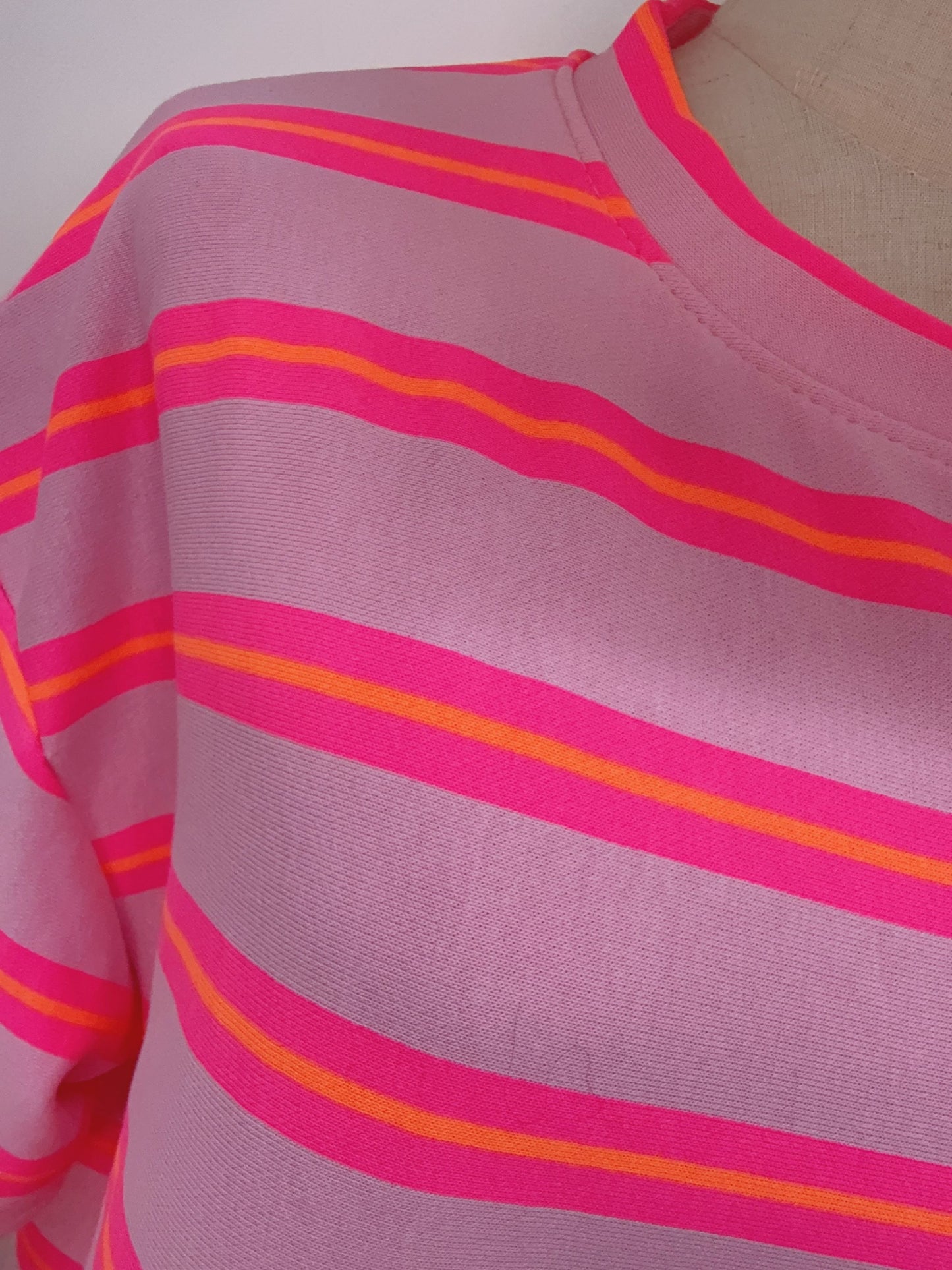 T-Shirt Streifen Pink