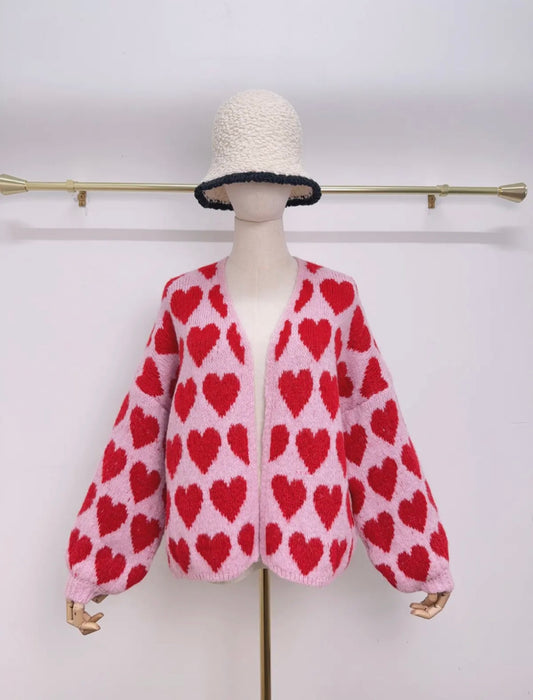 Herz Cardigan