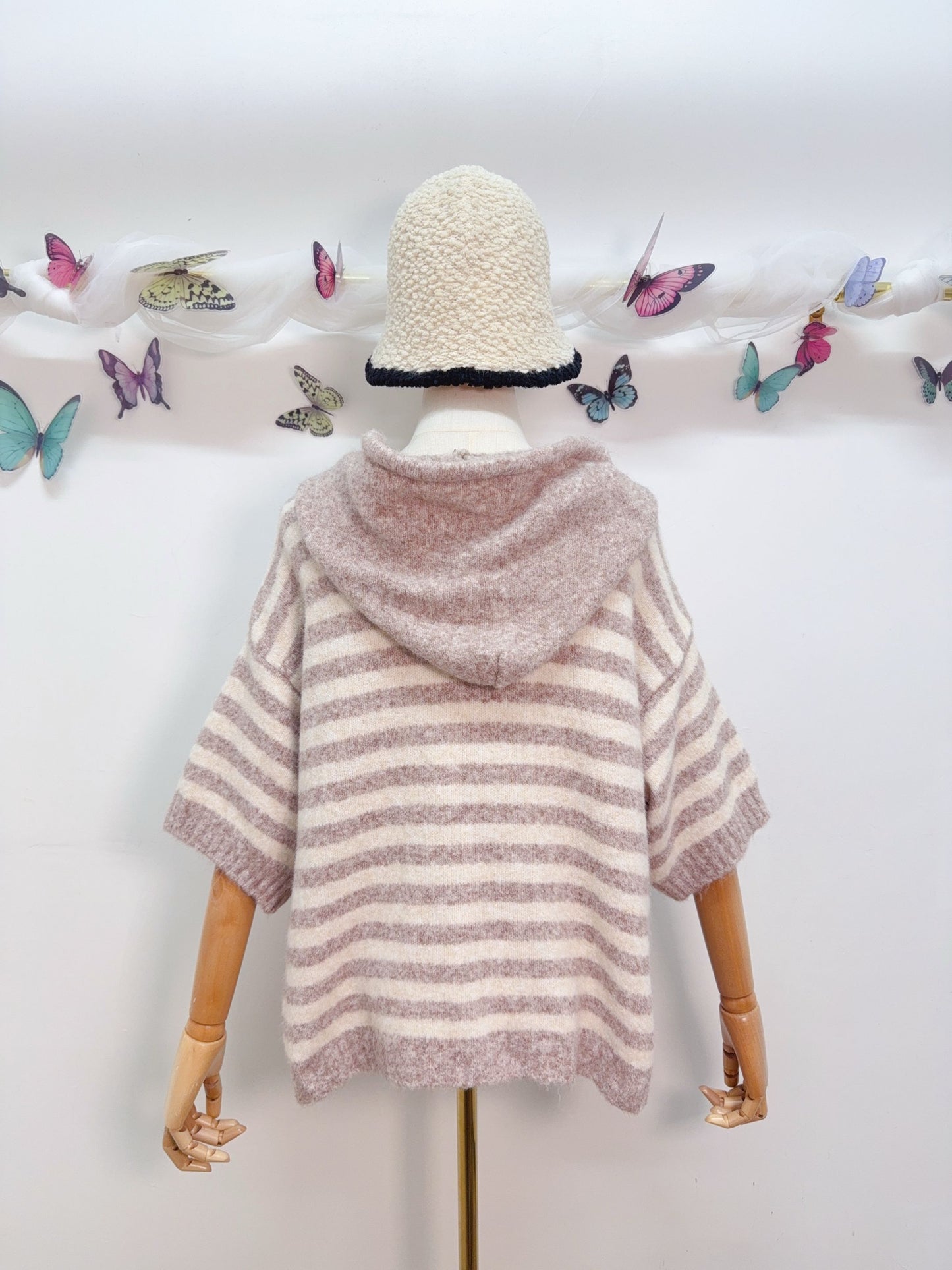 Strickpullover Kapuze