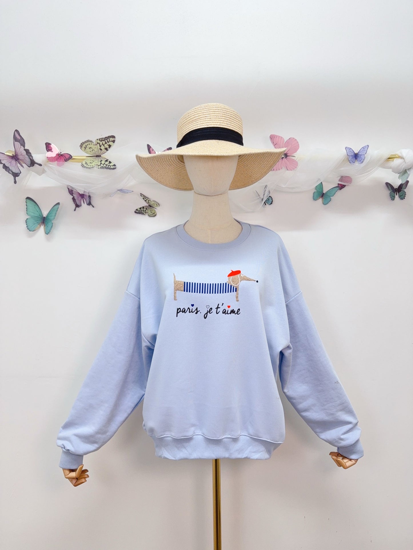 Paris je t’aime Dackel Sweater