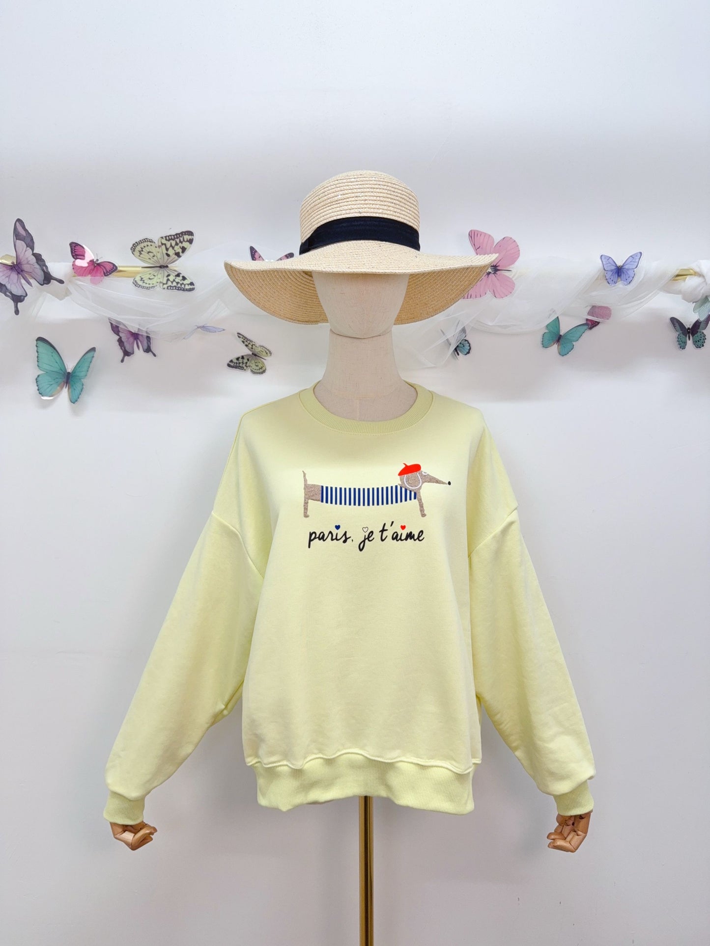 Paris je t’aime Dackel Sweater
