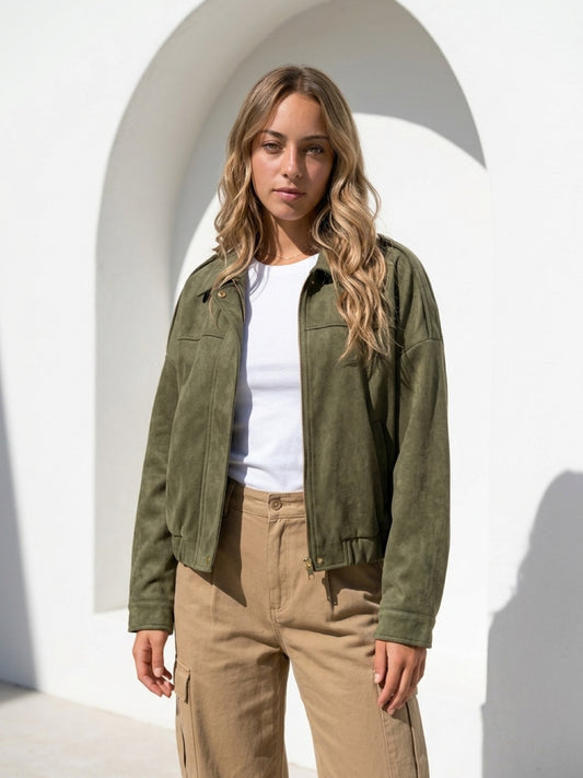 Biker Jacke Übergang