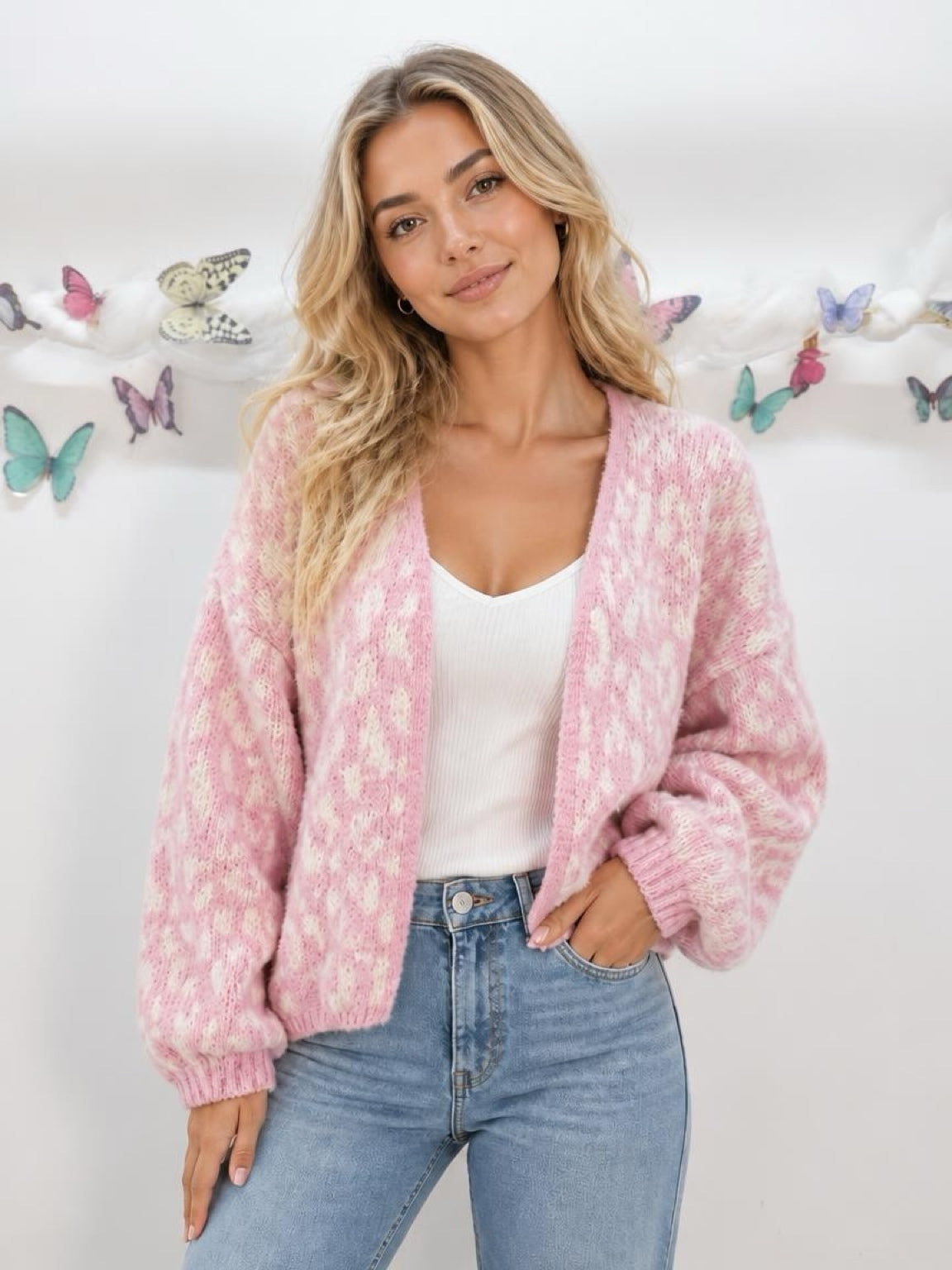 Cardigan Strick Leo
