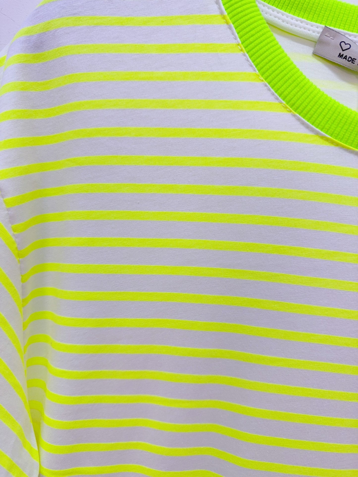 Kleid Sweat Gestreift