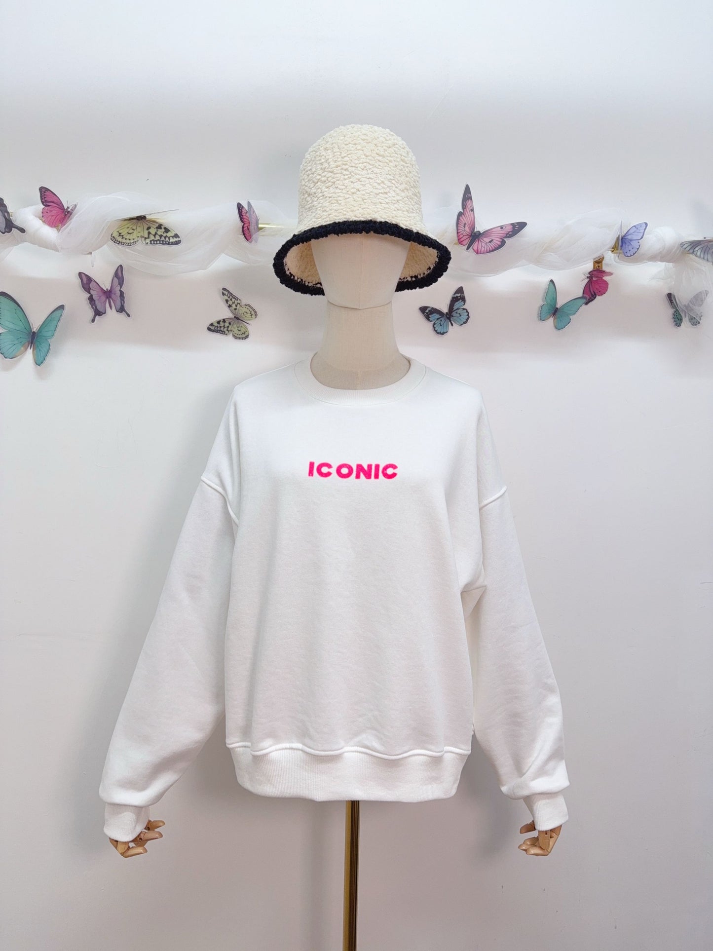Sweater Iconic Neon Pink