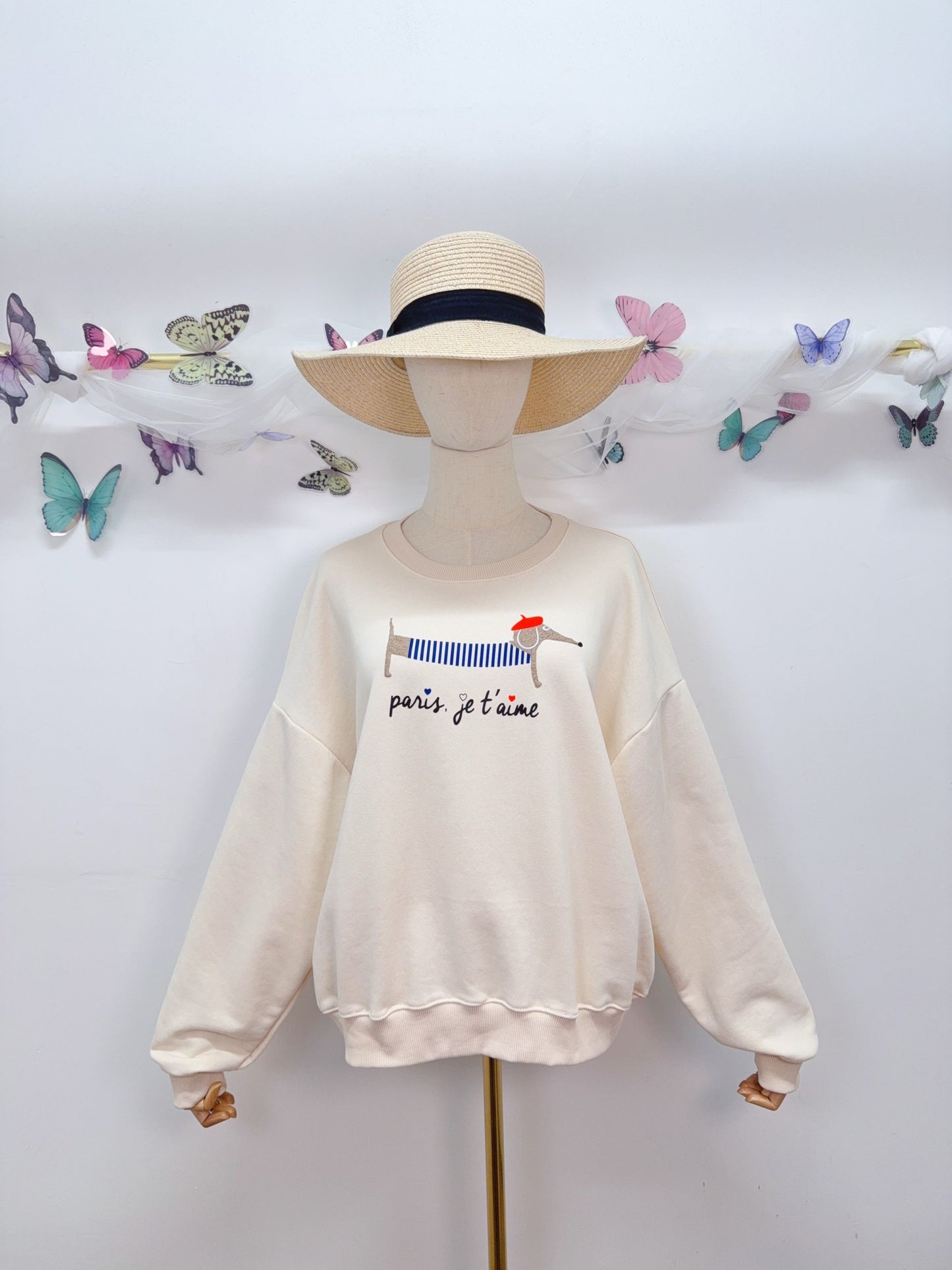 Paris je t’aime Dackel Sweater