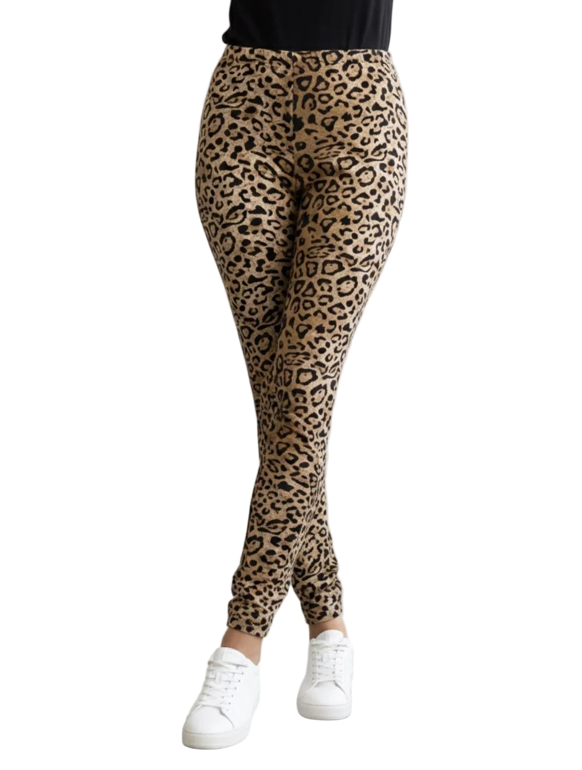 Leopard Leggings Samt