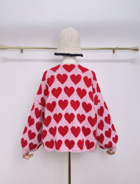Herz Cardigan