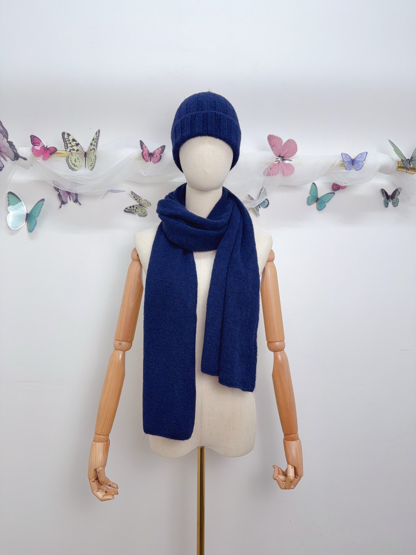 Baby Alpaka Mütze & Schal SET