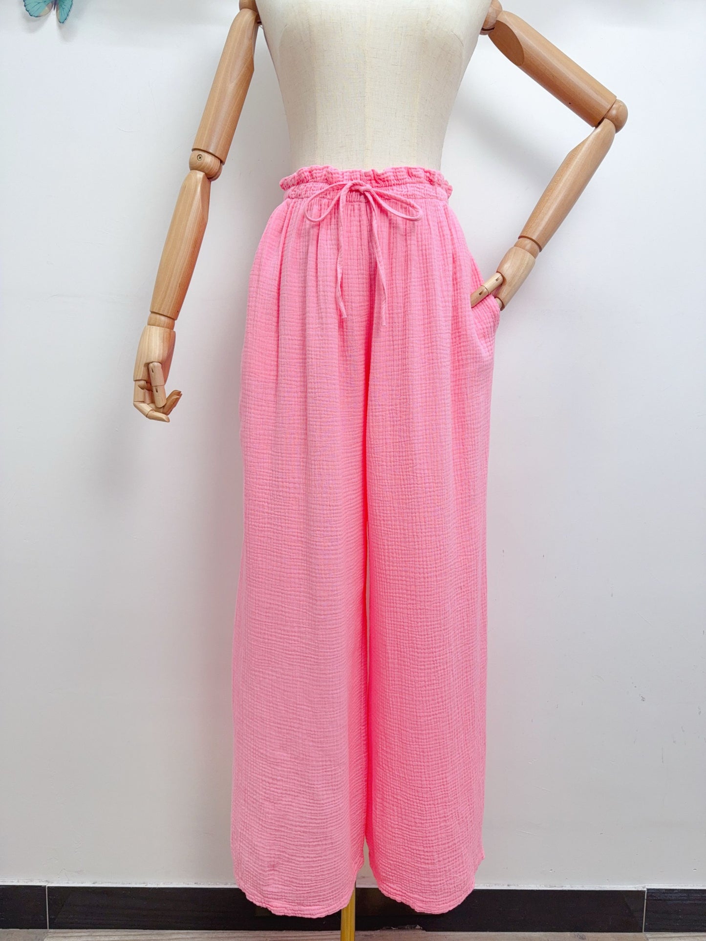 Musselin Hose Uni