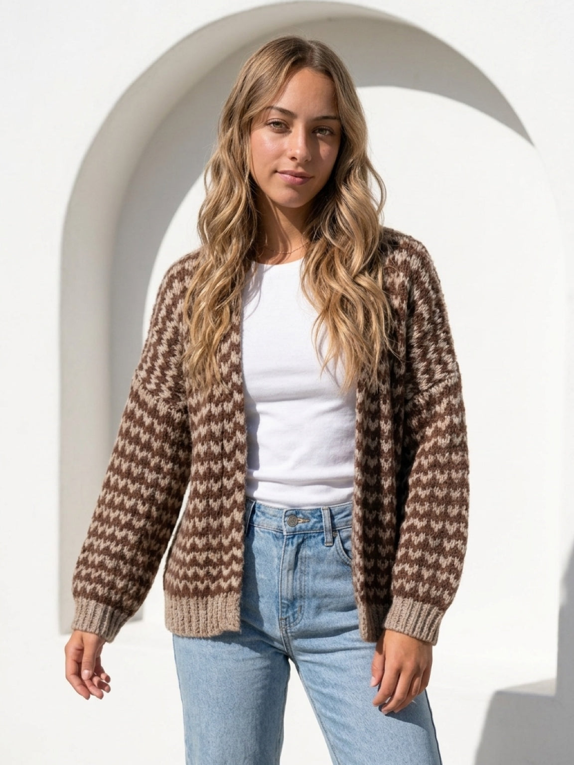 Cardigan Zickzack