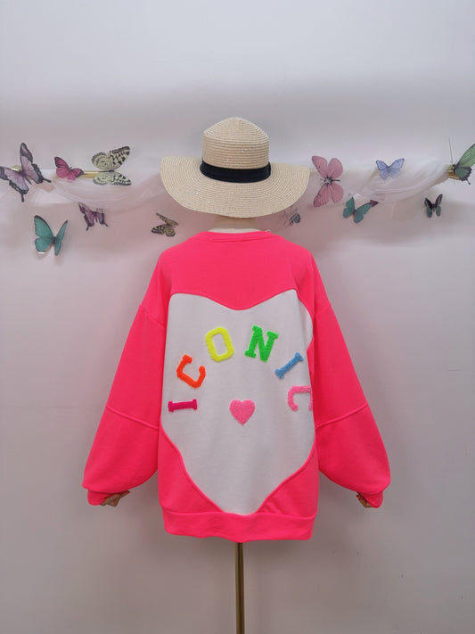 Neon Oversized Sweater Pulli Iconic