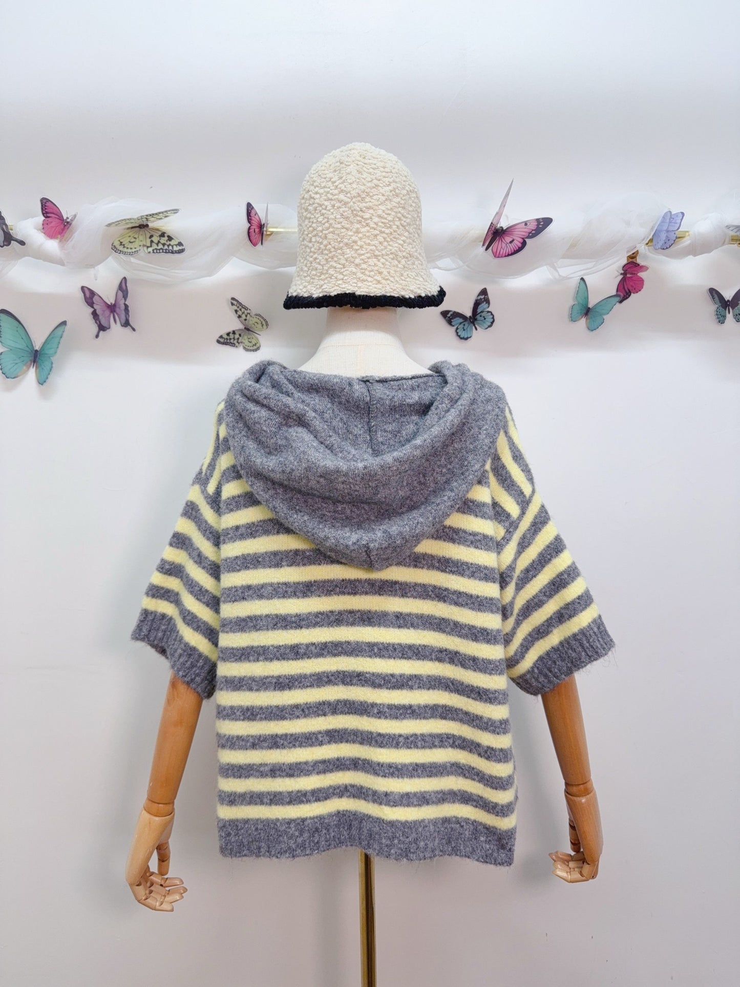 Strickpullover Kapuze