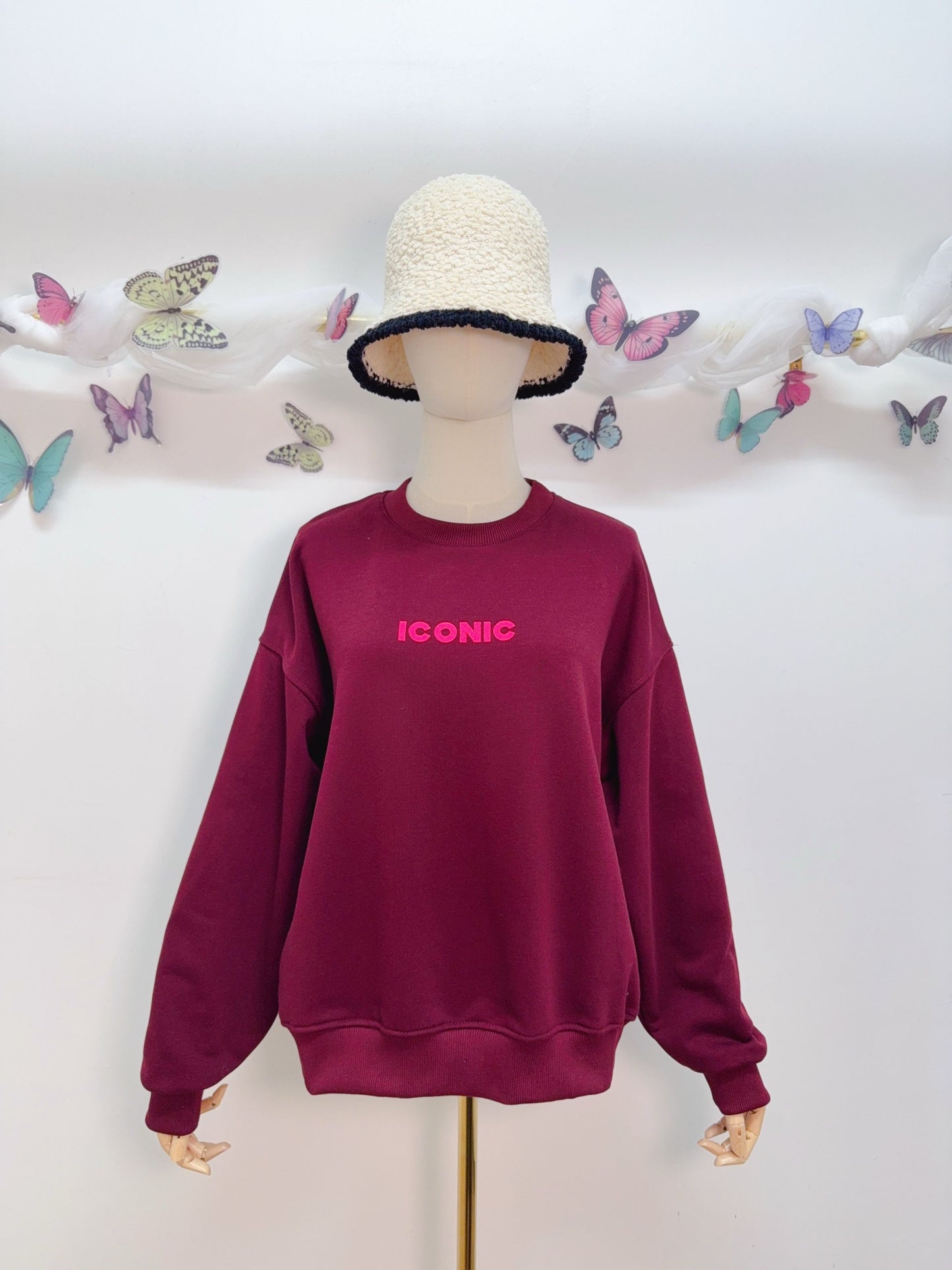 Sweater Iconic Neon Pink