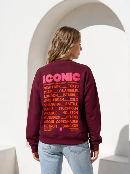 Sweater Iconic Neon Pink