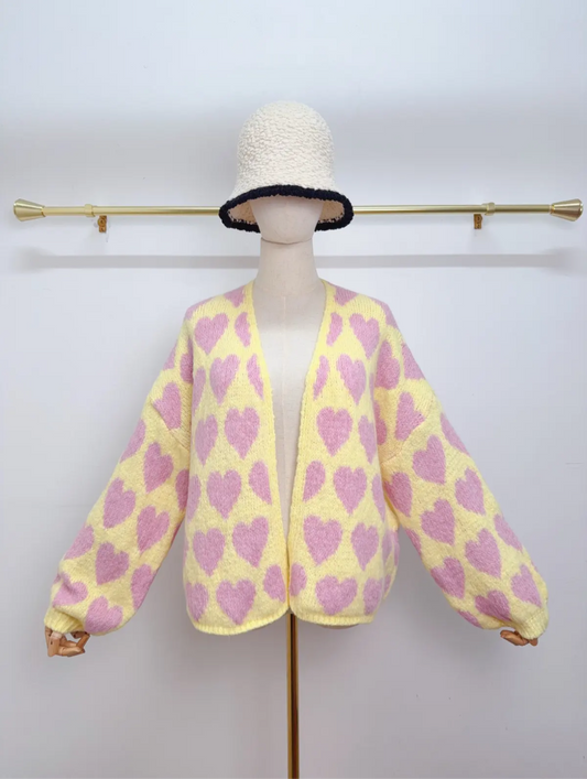 Herz Cardigan