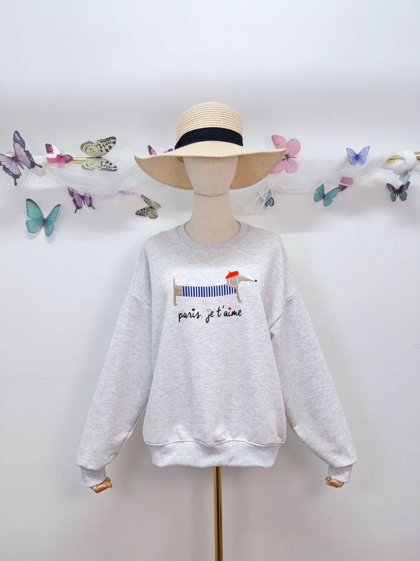 Paris je t’aime Dackel Sweater