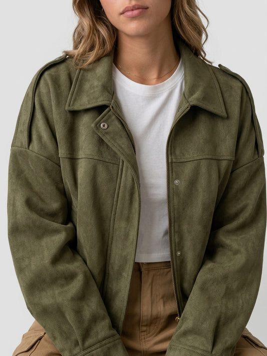 Biker Jacke Übergang