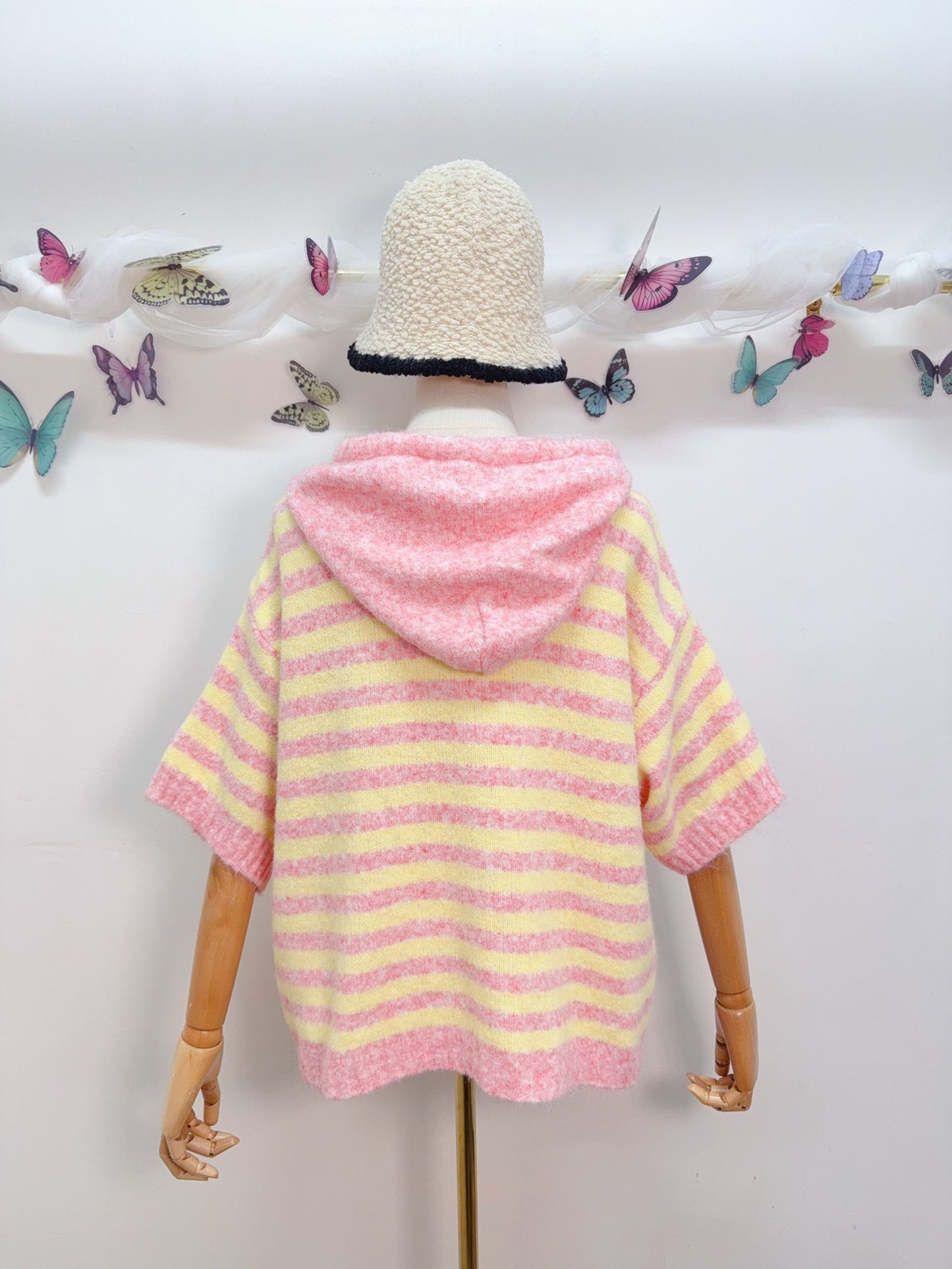 Strickpullover Kapuze