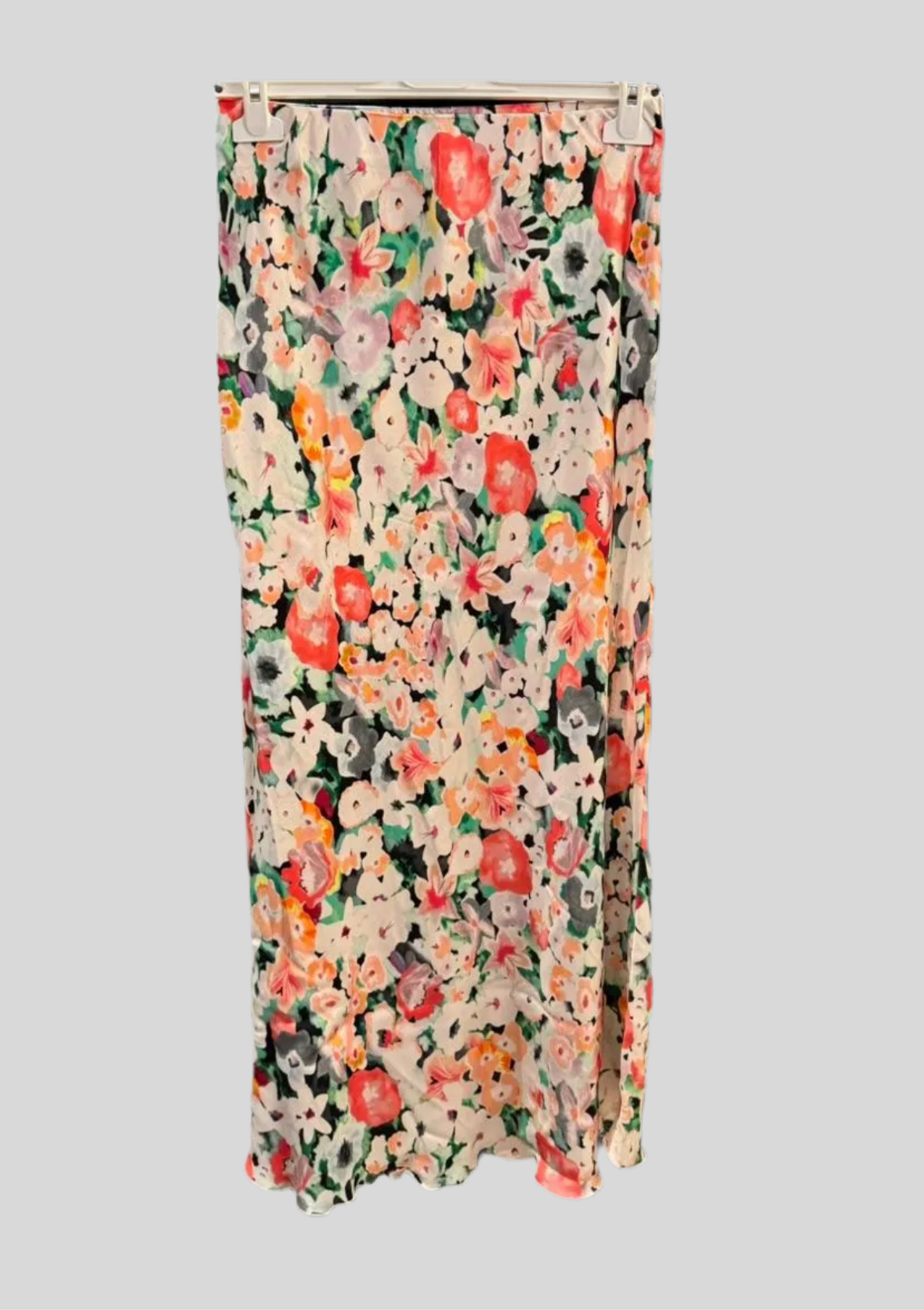 Blümchen Satin Rock