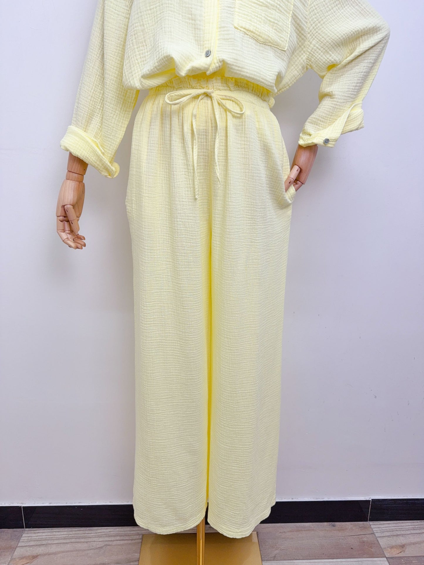 Musselin Hose Uni