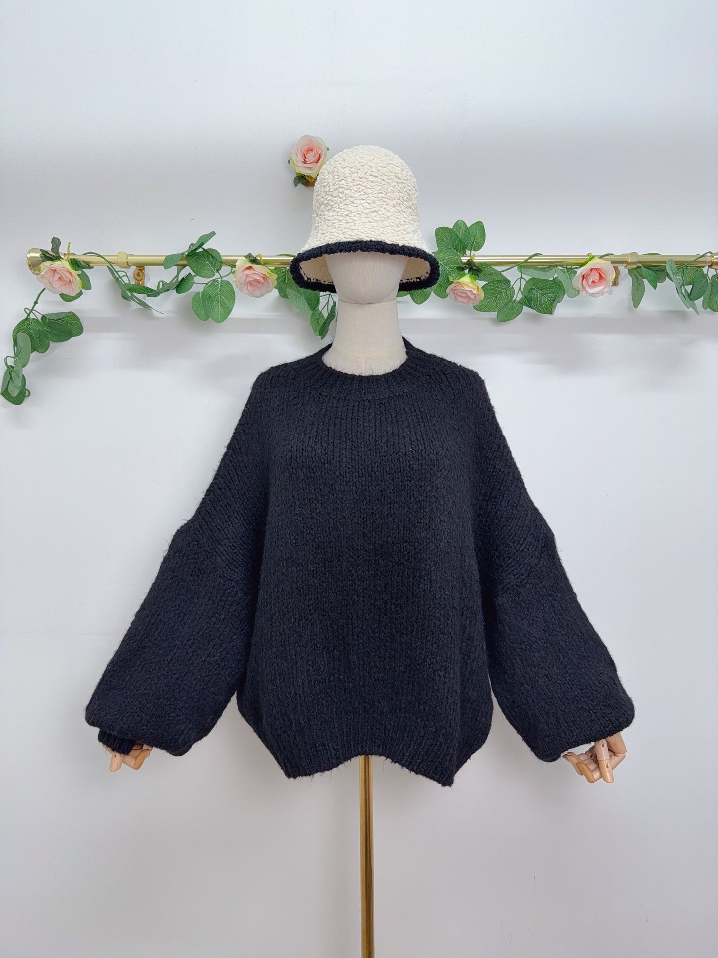Strick Pullover Uni