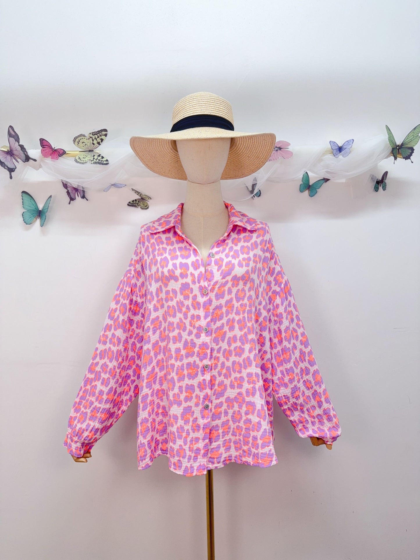 Leo Musselin Bluse