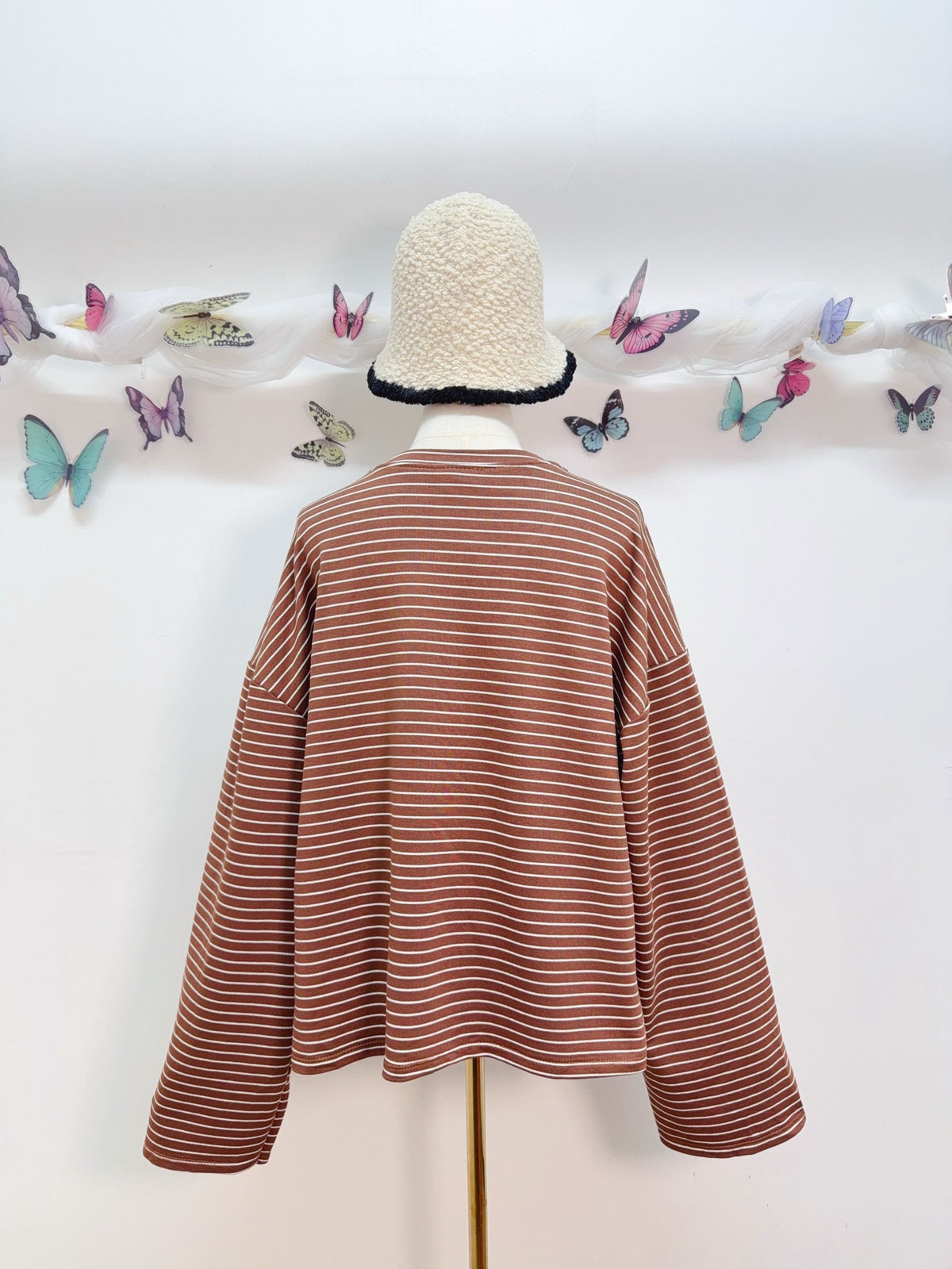Sweatshirt Gestreift