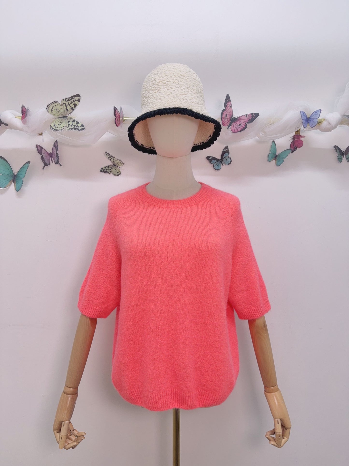 Kurzarm Pullover Baby Alpaka