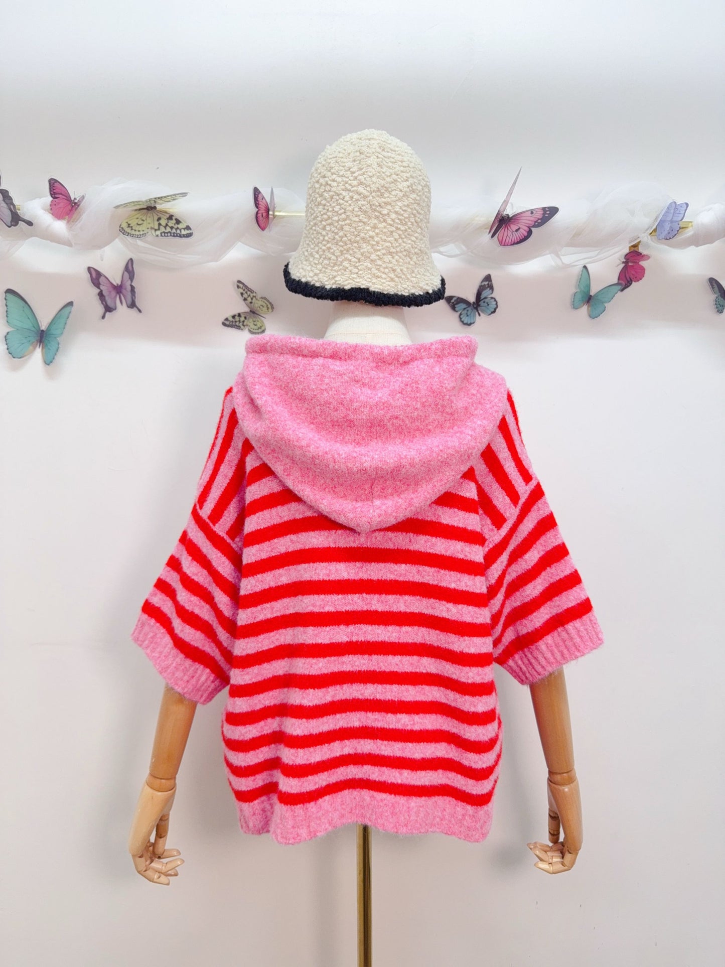 Strickpullover Kapuze