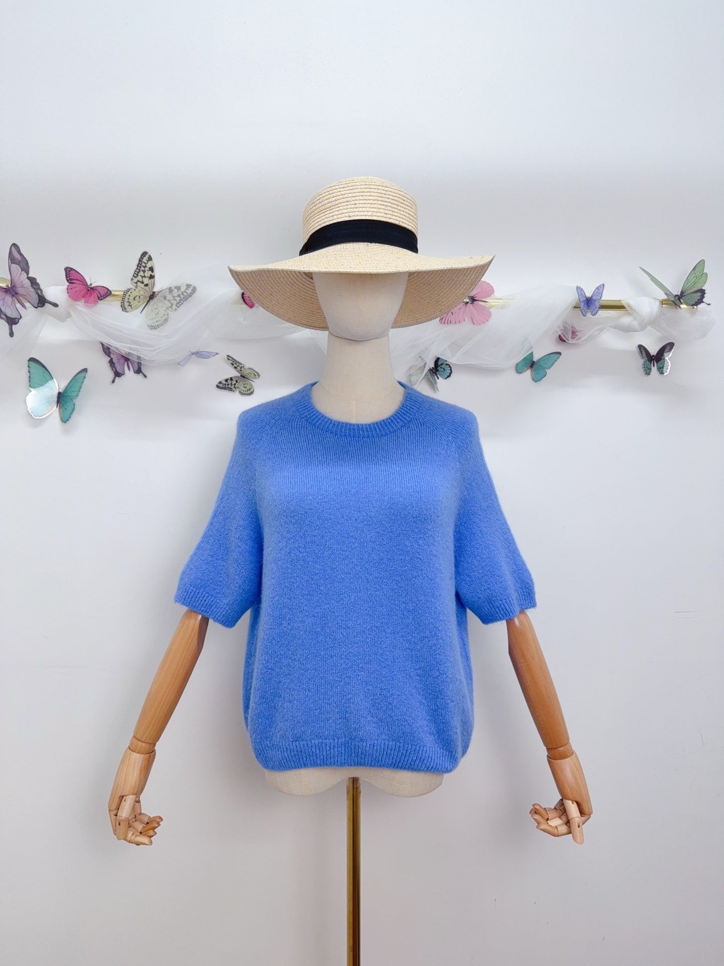 Kurzarm Pullover Baby Alpaka