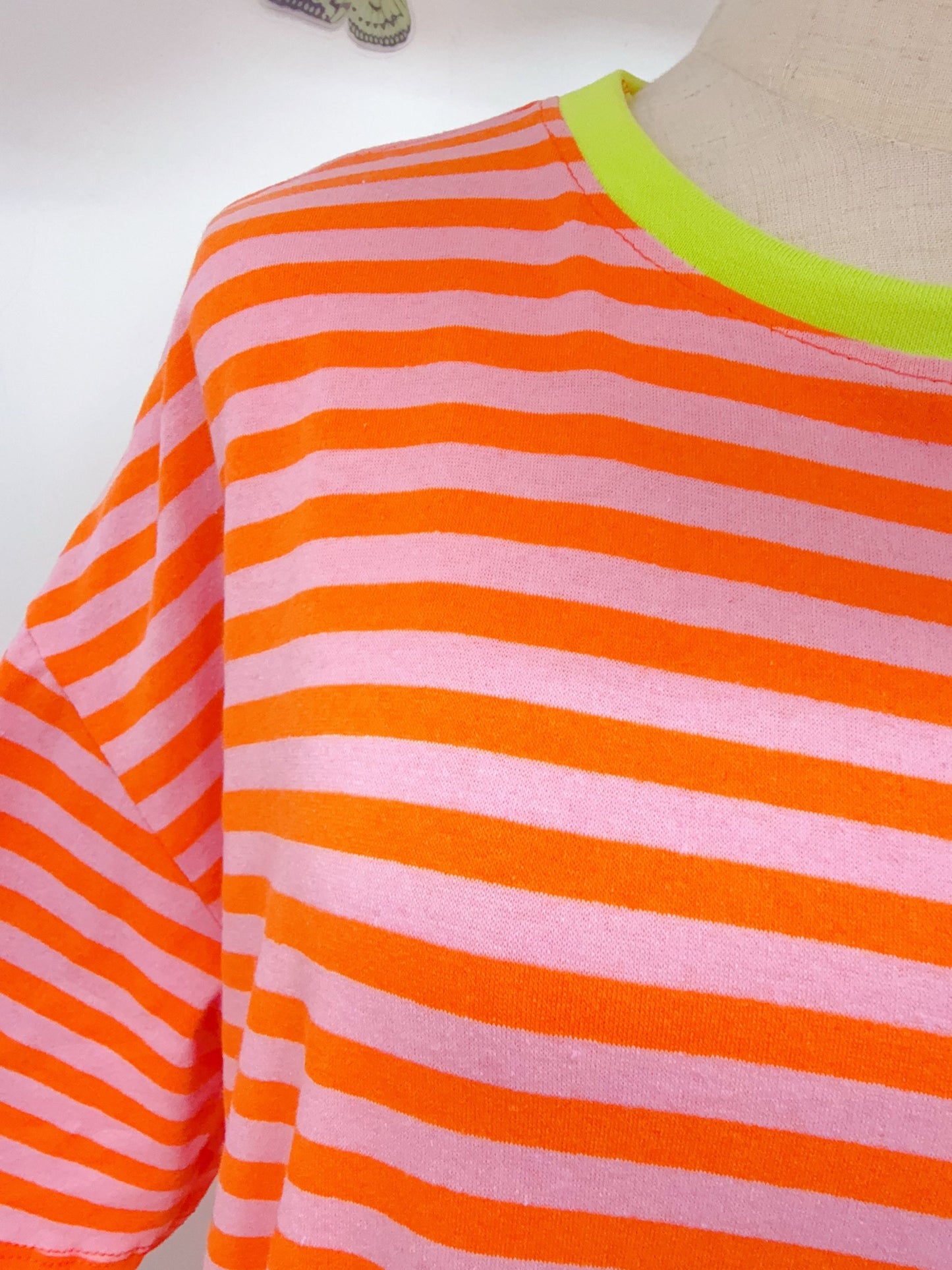 Kleid Sweat Gestreift