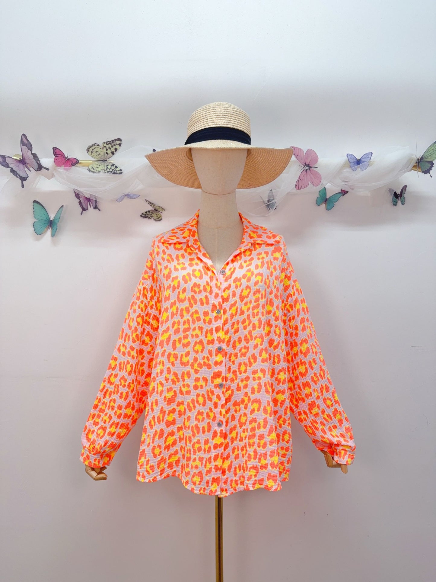 Leo Musselin Bluse